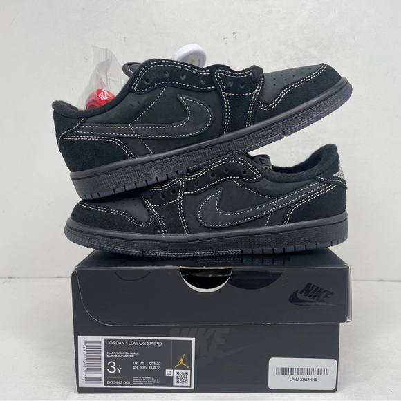 Nike Air Jordan 1 Retro Low SP Travis Scott “Black Phantom” 2023 - Picture 3 of 4